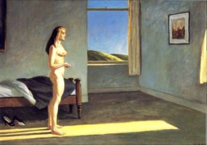 Une femme au soleil par Hopper