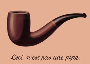 Ceci n'est pas une pipe de René Magritte
