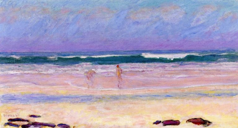 La plage (1922) par Pierre Bonnard