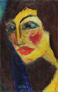 Portrait de femme par Emil Nolde