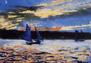 Gloucester sunset de Winslow Homer
