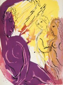 Ange du paradis par Marc Chagall