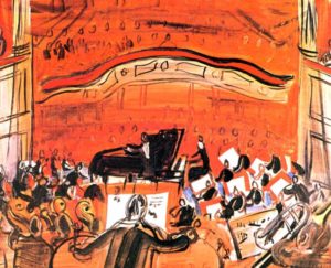 Le rouge concert de Dufy
