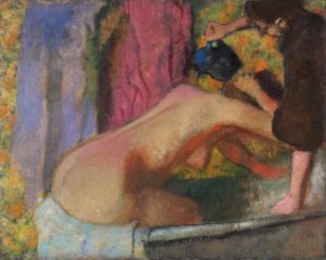 Femme au bain par Degas