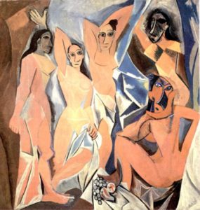 Les demoiselles d'Avignon par Picasso