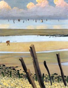 Marée basse à Villerville par Vallotton