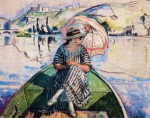 Le Cannet, promenade sur l’eau d'Henri Lebasque