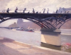 Le Pont des arts, Paris par Hopper