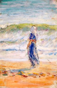 Jeune femme au bord de l’eau par Henri Lebasque