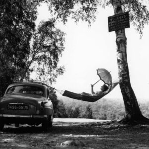 Paulette Dubost (pub Simca) (1959), photo Robert Doisneau