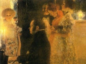Schubert au piano par Klimt