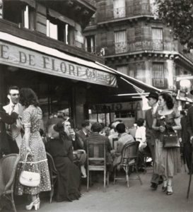 Café de Flore par Doisneau