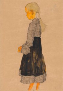 Fille autrichienne par Egon Schiele