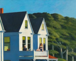 Lumière du soleil au deuxième étage par Edward Hopper