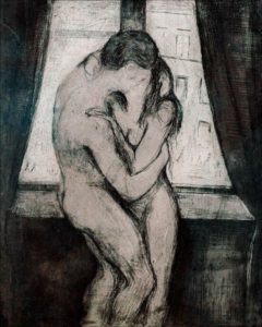 Le baiser par Edvard Munch