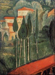 Paysage d'Amedeo Modigliani