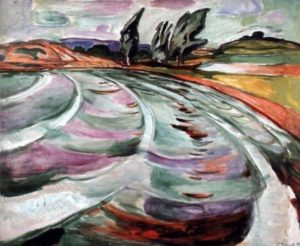 La vague par Munch