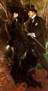 Au bois de Boulogne par Giovanni Boldini