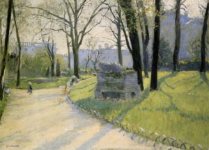 Parc Monceau par Gustave Caillebotte