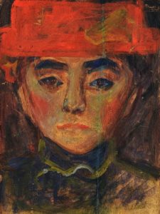 Femme au chapeau rouge d'Edvard Munch