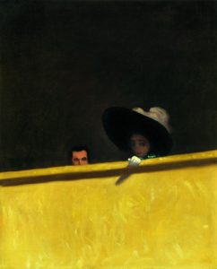 Loge au théâtre de Vallotton