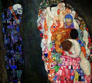 La mort et la vie par Gustav Klimt