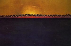 Coucher de soleil par Félix Vallotton