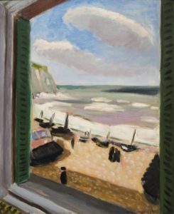 Fenêtre ouverte sur la mer à Étretat par Henri Matisse