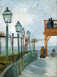 Belvédère sur Montmartre par Vincent van Gogh
