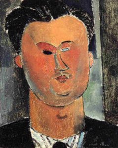 Portrait de Pierre Reverdy par Amedeo Modigliani