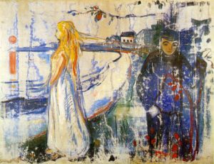 Séparation par Edvard Munch