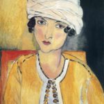 Lorette avec un turban et une veste jaune par Henri Matisse