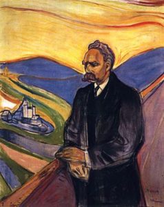 Portrait de Friedrich Nietzsche par Edvard Munch