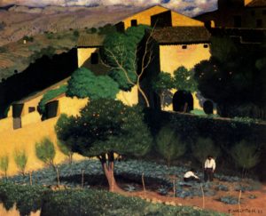 Paysage à Cagnes de Félix Vallotton