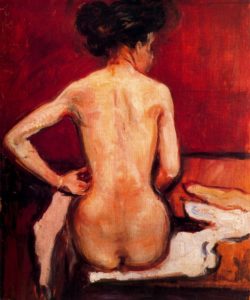 Nude (1896) par Edvard Munch