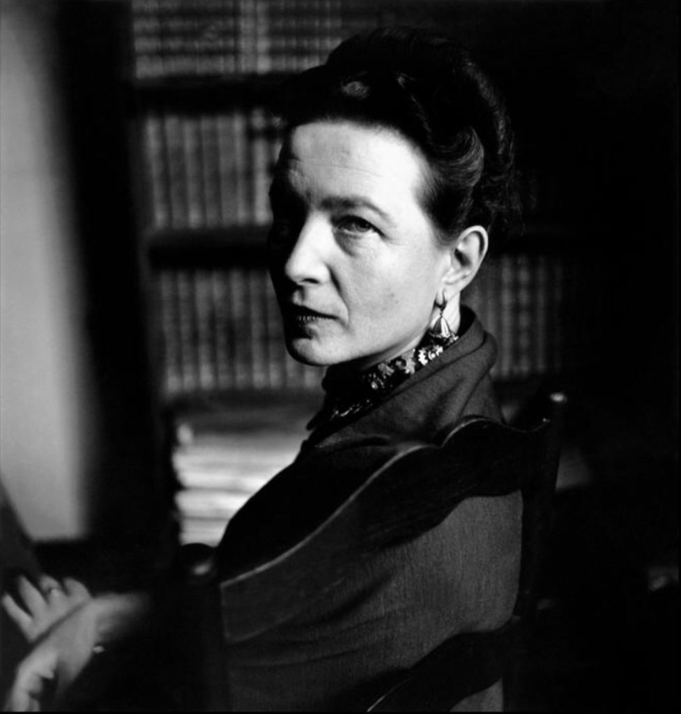 Simone de Beauvoir par Elliott Erwitt