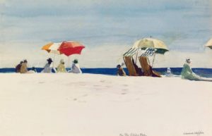 Gloucester Beach Bass Rocks par Edward Hopper