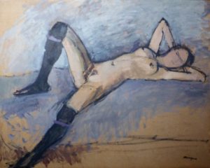 Nu allongé par Albert Marquet
