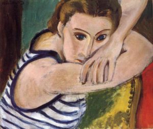 Les yeux bleus par Henri Matisse