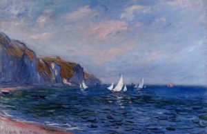 Bateaux à Pourville de Claude Monet