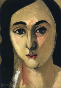 Visage de Lorette par Henri Matisse