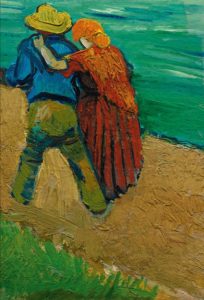 Un couple d'amoureux, Arles par van Gogh