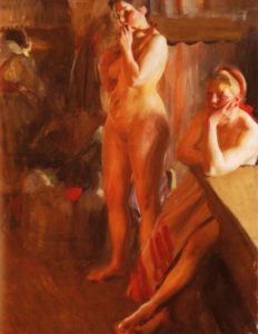 Lueurs du feu par Andres Zorn
