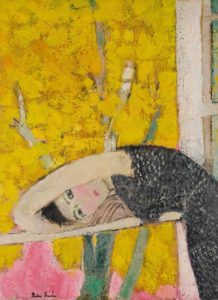 Femme à la fenêtre (1963) par André Brasilier