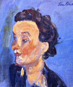 Jeune fille anglaise en bleu par Soutine