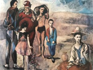 Famille de saltimbanques par Picasso