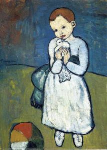 Enfant à la colombe de Pablo Picasso