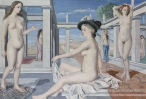 Les Courtisanes de Paul Delvaux
