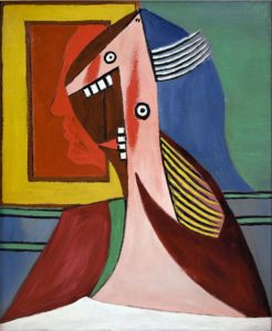 Buste de femme avec autoportrait de Pablo Picasso
