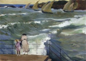 Vagues à San Sebastián de Joaquín Sorolla